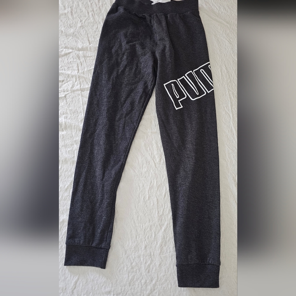 PUMA Big Boys Activewear Active Bottoms Athletic Mesh Pants Skinny 14 16
